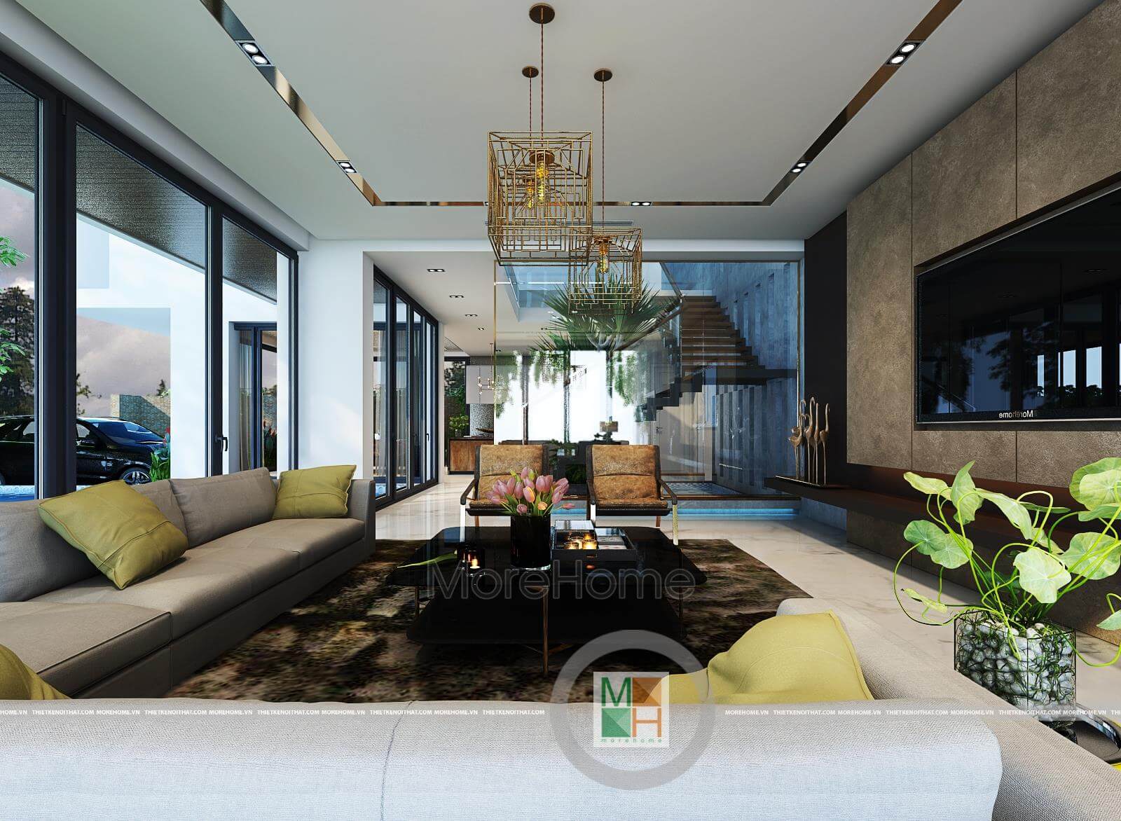 Thiết kế biệt thự hiện đại Anh Phúc Nghệ An